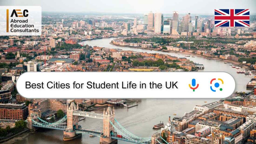 Best Cities for Student Life in the UK AEC