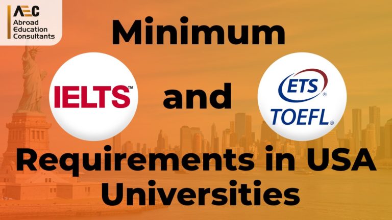 IELTS and TOEFL Requirement in USA Universities