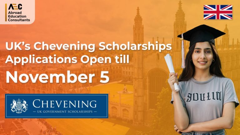 UK’s Chevening Scholarships Applications Open till November 5