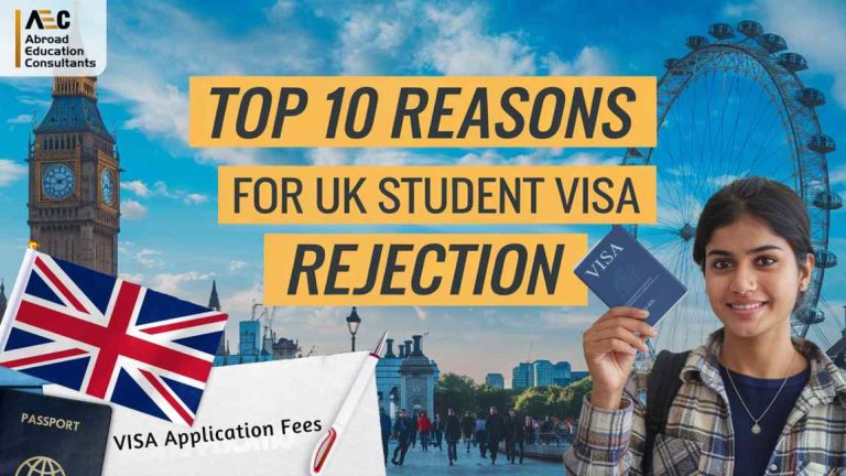 Top 10 Reasons for UK Student Visa Rejection