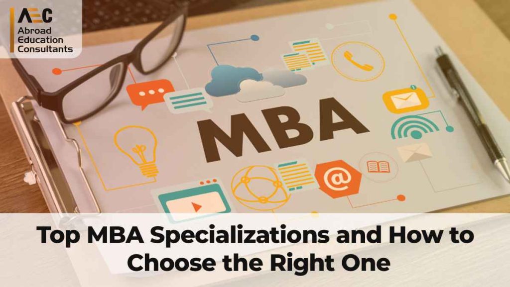 Top MBA Specializations and How to Choose the Right One