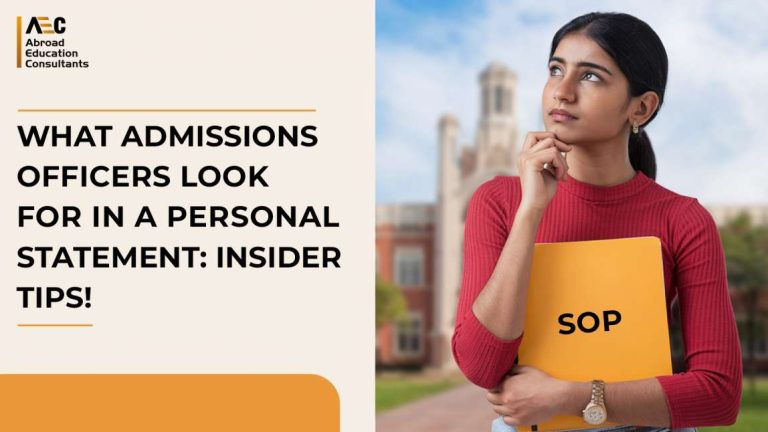 What Admissions Officers Look for in a Personal Statement: Insider Tips